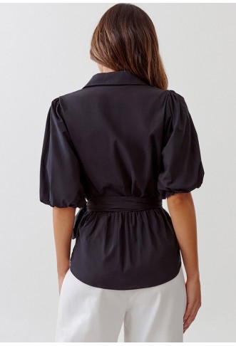 TUSSAH WREN - Blouse - black