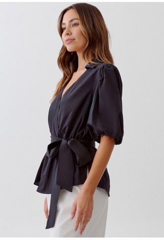 TUSSAH WREN - Blouse - black