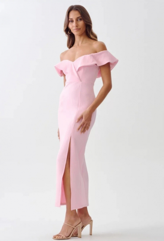 TUSSAH JANIS MIDI DRESS - Pale Pink