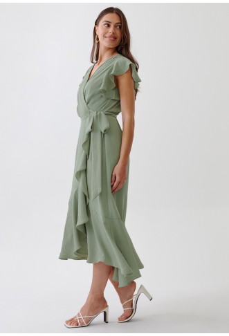 TUSSAH ALLY - Day Dress - Sage Green
