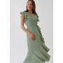 TUSSAH ALLY - Day Dress - Sage Green