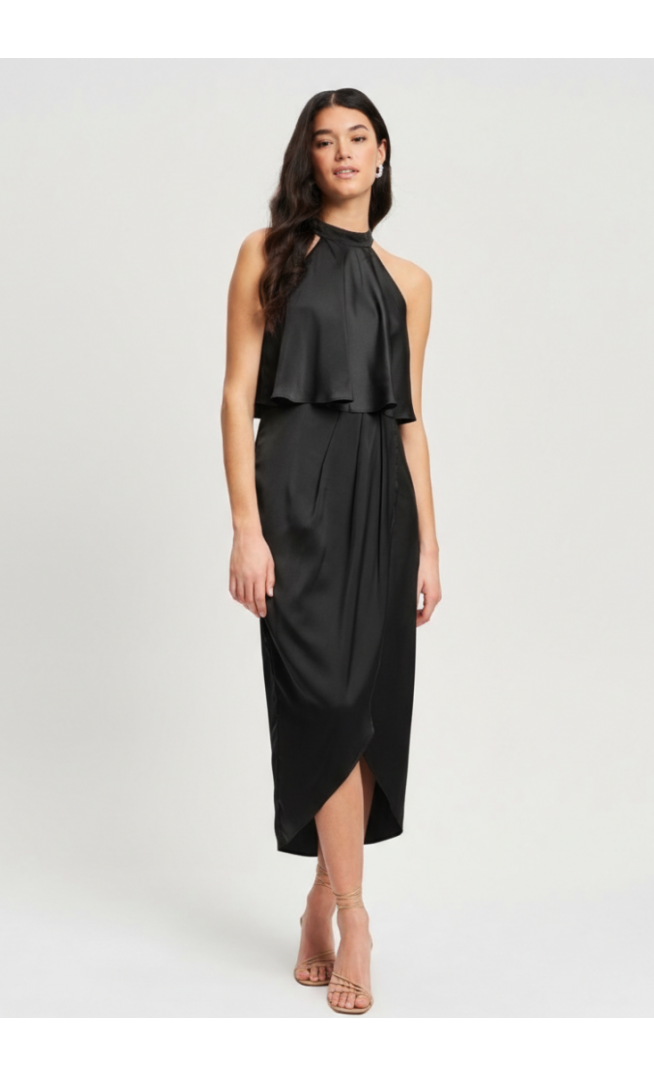 CHANCERY Franz Midi Dress - Black