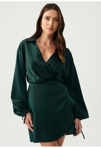 SÁVEL MAYAR MINI - Day Dress - Emerald
