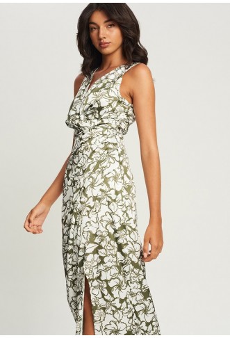 CHANCERY MARIAH - Maxi Dress - Olive Floral