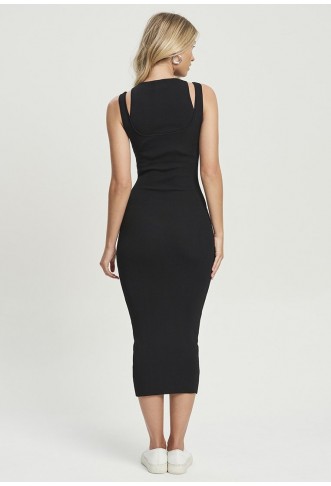 CALLI TRISS - Shift dress - black