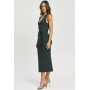 TUSSAH  Jade Knit Midi Dress - Emerald