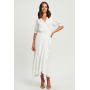 TUSSAH ELENA WRAP - Maxi dress - white