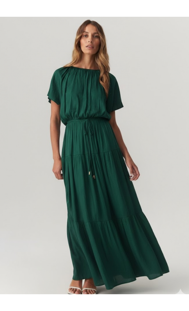 THE FATED MILLY TIERED - Maxi dress - Emerald
