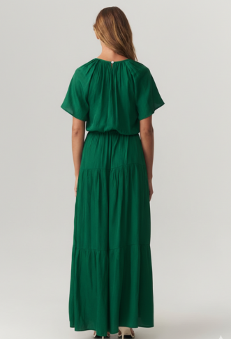 THE FATED MILLY TIERED - Maxi dress - Emerald