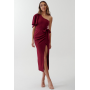 TUSSAH EDINA MIDI - Cocktail dress / Party dress - Plum