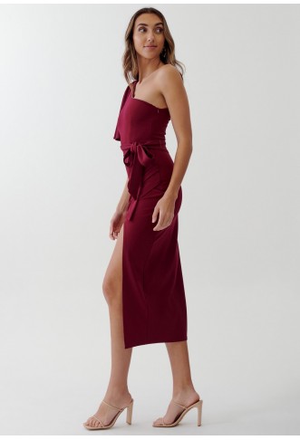 TUSSAH EDINA MIDI - Cocktail dress / Party dress - Plum