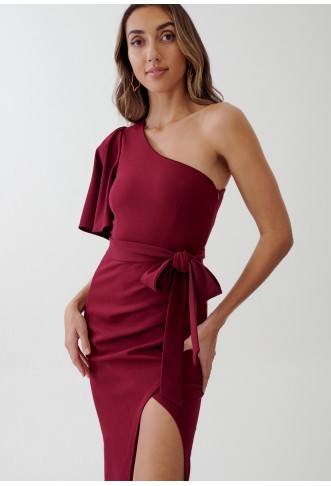 TUSSAH EDINA MIDI - Cocktail dress / Party dress - Plum
