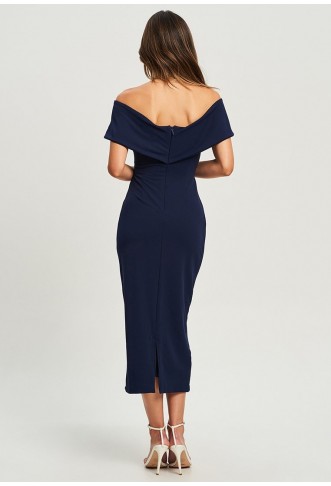 TUSSAH YASMIN - Shift Dress - Navy Blue