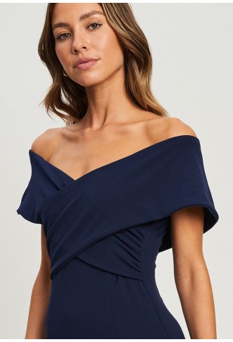 TUSSAH YASMIN - Shift Dress - Navy Blue