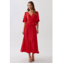 TUSSAH ZURI MIDI - Day Dress - Red