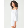 BWLDR LATTE - Shift Dress - White