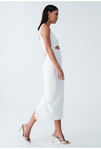 BWLDR ADI MIDI - Shift Dress - White