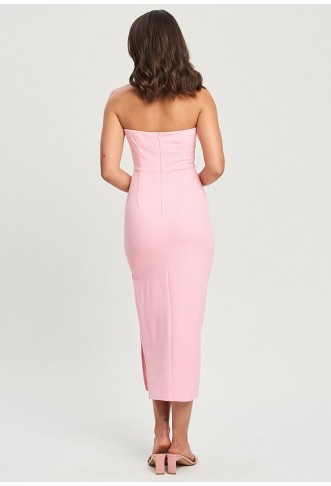 CALLI ISLA HALTER - Shift Dress - Pink