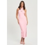 CALLI ISLA HALTER - Shift Dress - Pink