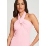 CALLI ISLA HALTER - Shift Dress - Pink