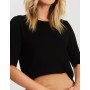 Tussah TIANA TOP - Black