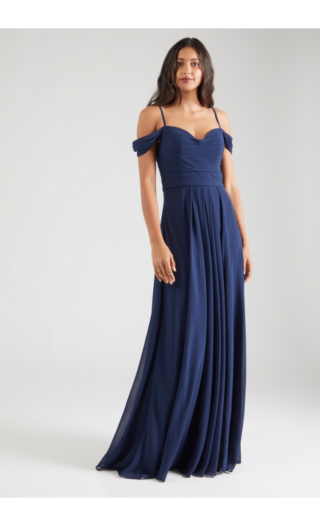Mascara Occasion Wear/ Maxi Dress - Navy