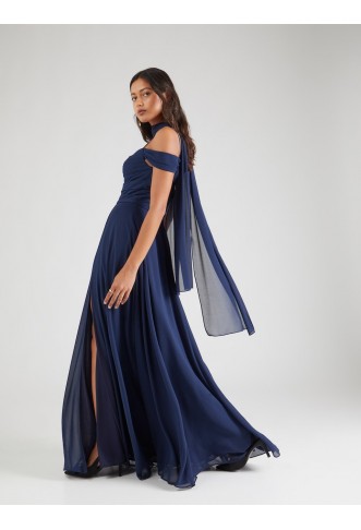 Mascara Occasion Wear/ Maxi Dress - Navy