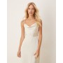 Vila Satin Cowl Neck Cami Maxi Dress