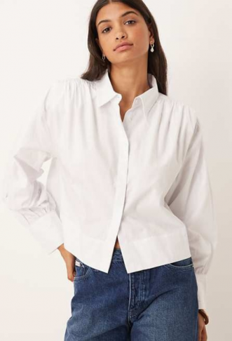 ASOS DESIGN Gathered Shirt...
