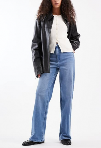 ONLY Juicy high waist wide...