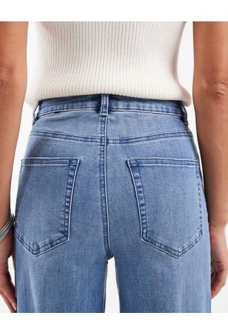 ONLY Juicy high waist wide leg jeans