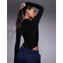 ASOS DESIGN double layer slinky bodysuit