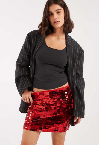 ASOS DESIGN large sequin...