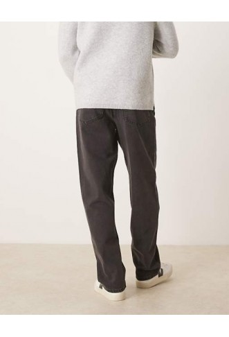 ASOS DESIGN baggy jeans in washed black