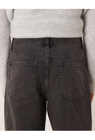 ASOS DESIGN baggy jeans in washed black