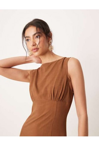 ASOS DESIGN ruched bust mini dress