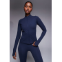 4505 Icon soft touch zip up studio long sleeve top