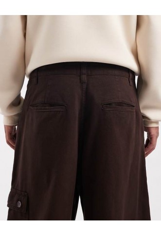 ASOS DESIGN loose straight fit cargo trousers