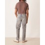 ASOS DESIGN straight leg jeans in heavy grey wash