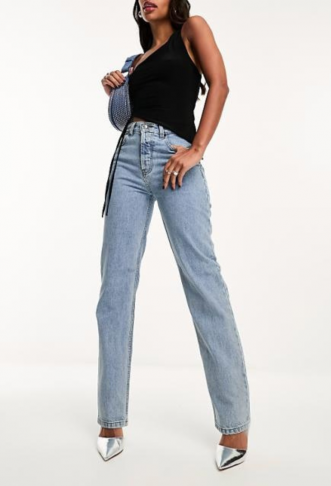 ASOS DESIGN mid rise...