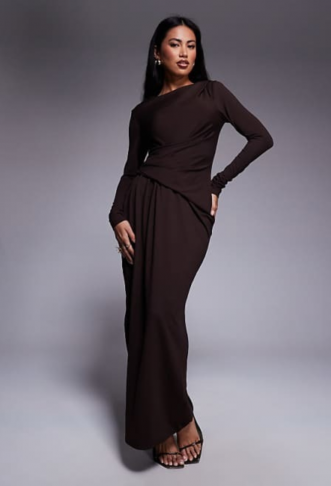 ASOS DESIGN soft touch long...