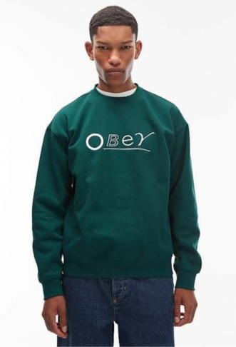 Obey headline sweatshirt in...