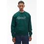 Obey headline sweatshirt in dark green