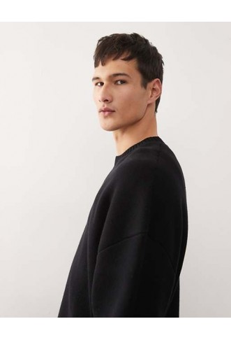 Weekday oversized jumper in black