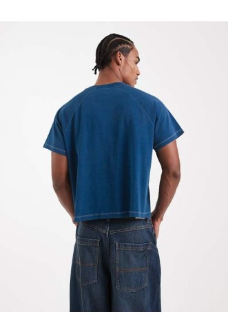 COLLUSION Circular Design  raglan t-shirt