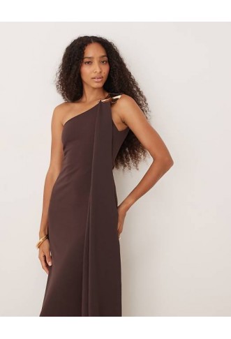 ASOS DESIGN  one shoulder maxi dress