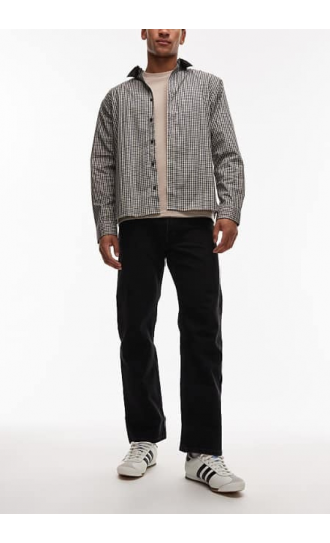 Levi's 555 '96 relaxed straight jeans in washed black