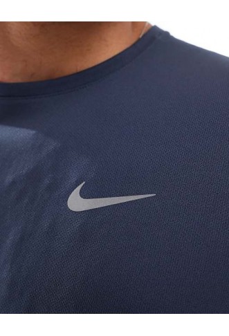 Nike Running Miler Dri-FIT t-shirt in navy