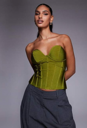 ASOS DESIGN bandage bust...