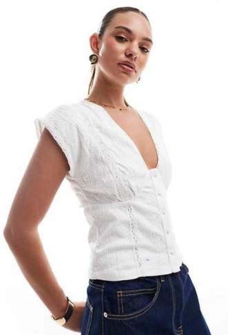 ASOS DESIGN broderie sun...